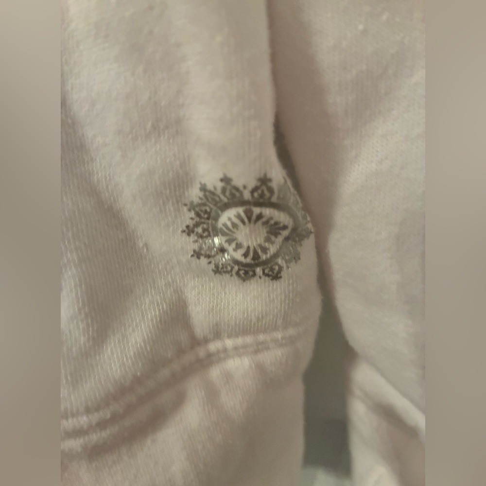 White Hooded Zip-Up Jacket - Picture 4 of 6
